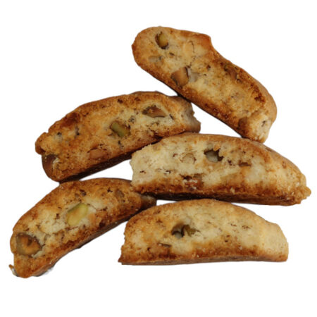 Vallucci con pistacchio e cioccolato bianco