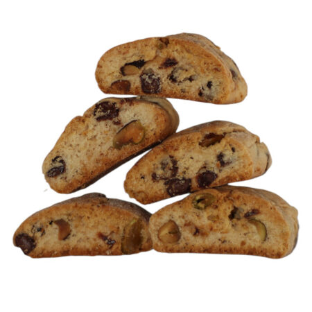 Vallucci con pistacchio e cioccolato fondente